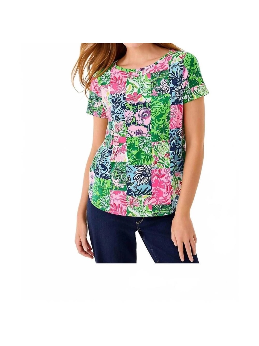 NEW LILLY PULITZER Key West top Party Punch Patch Medium or Large